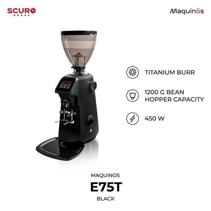 Coffee Grinder - Maquinos Grinder E75T Burr Titanium Penggiling Kopi Espresso PS