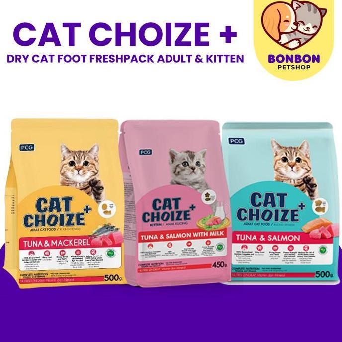 Haliva_Seller - Cat Choize Plus Adult Tuna Dan Cat Choize Kitten Tuna & Salmon