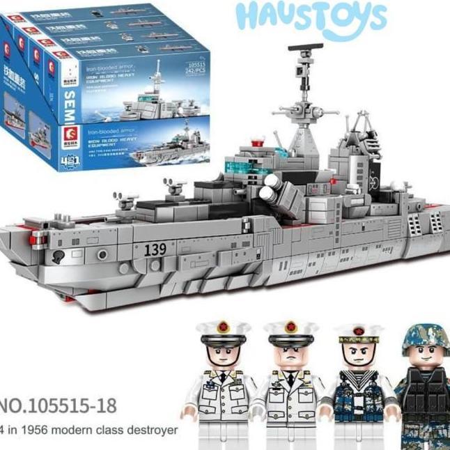 Sembo S Iron Blood Navy Ship 4In1