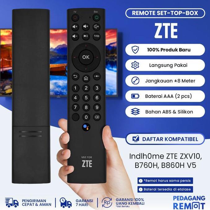 Remote Stb Zte Zxv10 B860H-V5 B760H Ir / Remot Android Tv Box Zte