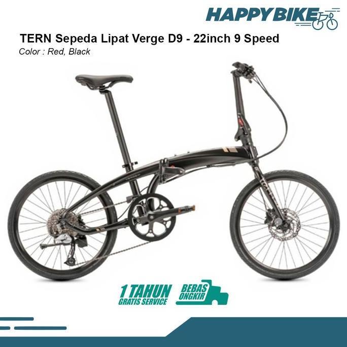 Promo Sepeda lipat Tern verge D9 22inc Diskon