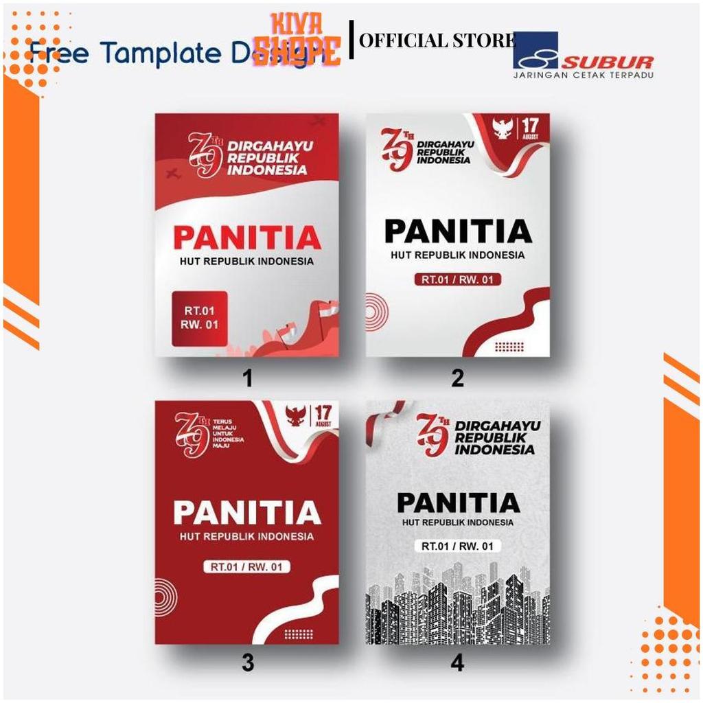 NAMETAG PANITIA 17 AGUSTUS LOMBA KEMERDEKAAN AGUSTUSAN TALI LANYARD PLASTIK NAMETAG TANDA PENGENAL P