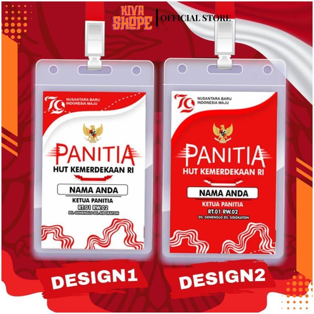 Name Tag Panitia 17 Agustusan 1 Set GD Sale