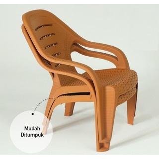 Olympast Set Meja Kursi Ol 509 R Kursi Teras Kursi Rotan Kursi Taman Kuat Murah 508-Tabitha Hitam