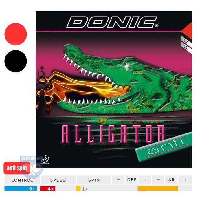 TERMURAH - DONIC Alligator Anti Karet Pingpong Anti Spin