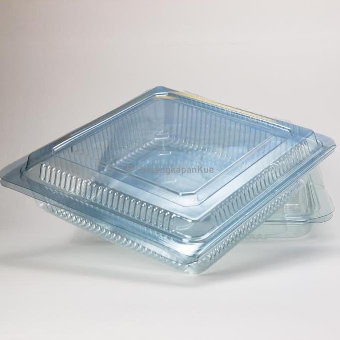 Mika kue persegi / Box kue lapis Kecil 20 x 20 x 6.5 (Per 10 pcs)