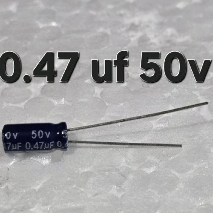 LINEAR ( 0.47 UF 50V ) ELKO ELCO 0.47UF50V 50V0.47UF 0.47 UF MF MICRO MIKRO 50 V VOLT 474 50V 0,47 U