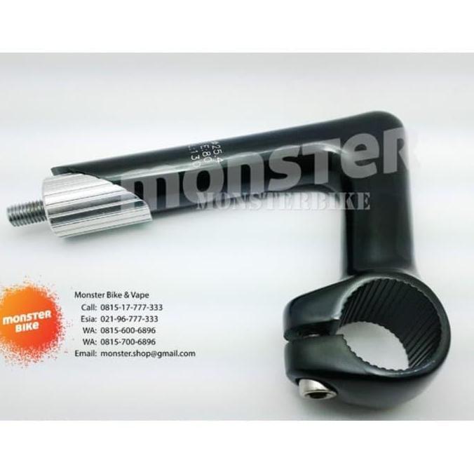 Promo NITTO Dynamic Quill Stem 25.4 100mm Stem Sepeda Klasik, Hitam Elegan Diskon