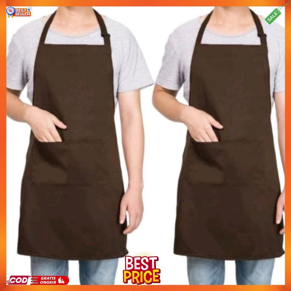 CELEMEK/APRON/RESTORAN/KOKI/MASAK/ CELEMEK POLOS/APRON MASAK ALGHIFARI