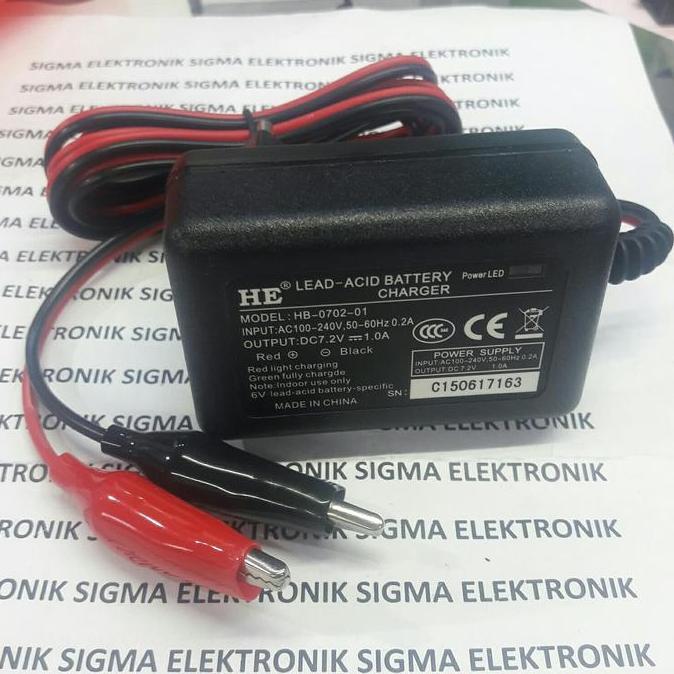 HARGA DISC - CHARGER AKI 6VOLT 1 AMPERE