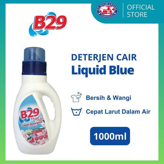 B29 LIQUID DETERJEN Biru 1 Liter BOTOL / SABUN CUCI CAIR UNTUK PAKAIAN 1000ML