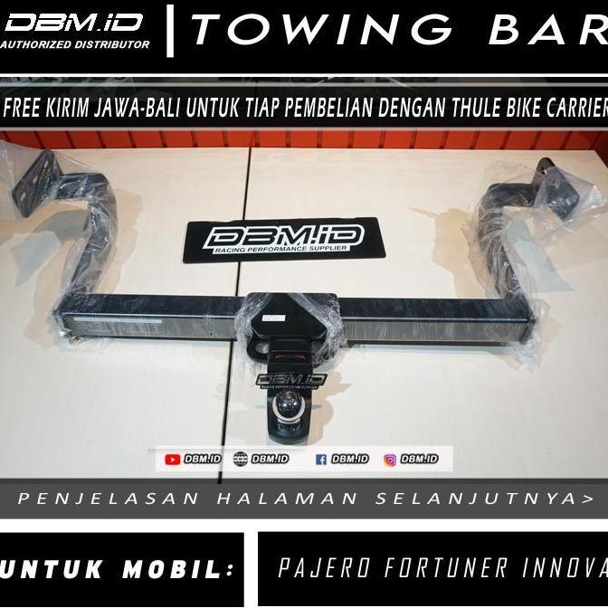 BEBAS ONGKIR - Towing Bar by DBM.ID For Thule Bike Carrier Pajero Fortuner Innova