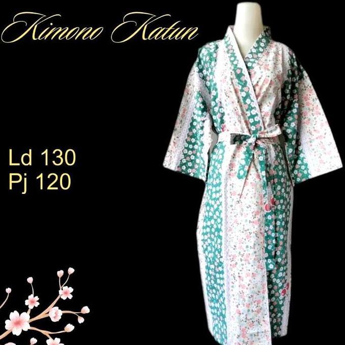 Kimono Salon Spa Kimono Pria Wanita Kimono Tidur Katun Panjang NS