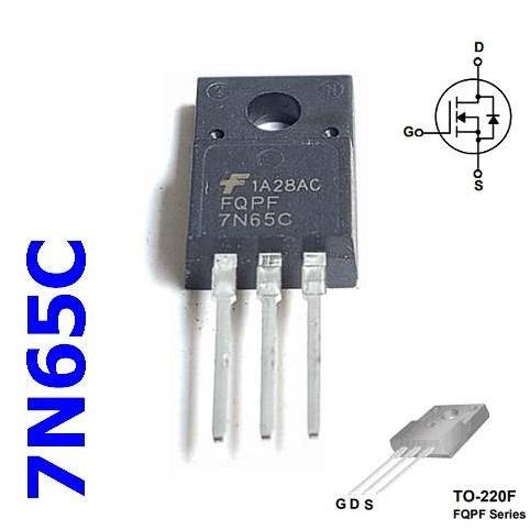 SC TRANSISTOR 7N65C 7N 65C IC 7N65C 7N65C 7N65 N-CHANNEL TO-220