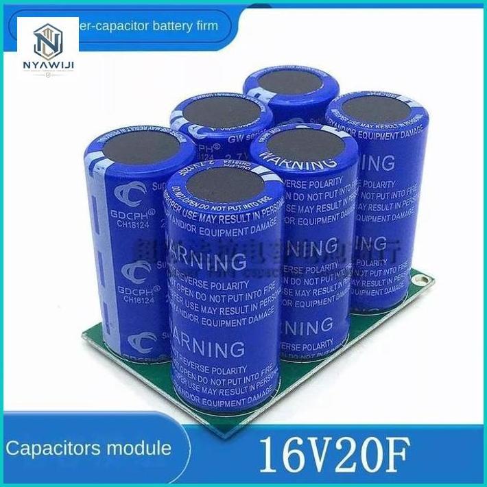 Super capasitor 16v 20 farad, 6pcs/set 2.7V 120F Super Farad Capacitor