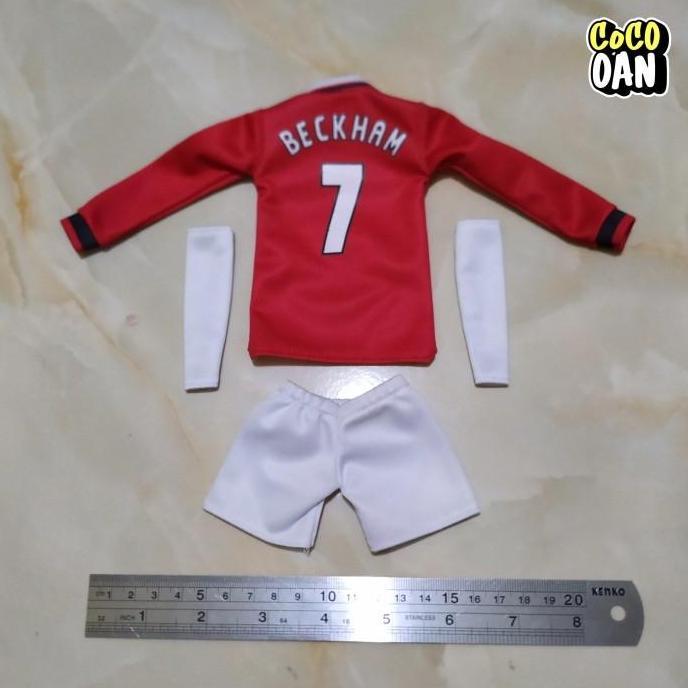 Jersey Action Figure David Beckham MU Skala 1/6 Kitbash