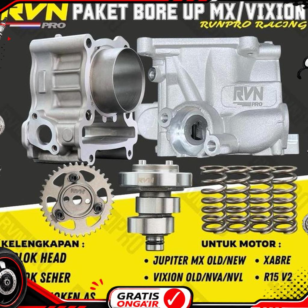 Paketan Bore Up Paket Boreup Paket Blok Seher Boring Boreup Head Noken As Chamshaft Sentrik Geser Ti