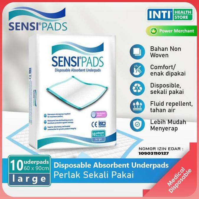 (Good) SENSI Underpad Sensi / Perlak Sekali Pakai / Perlak Dewasa