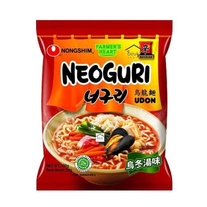 Nongshim Neoguri Udon / Mie Instan Udon Kuah Pedas Ala Korea 120 gr