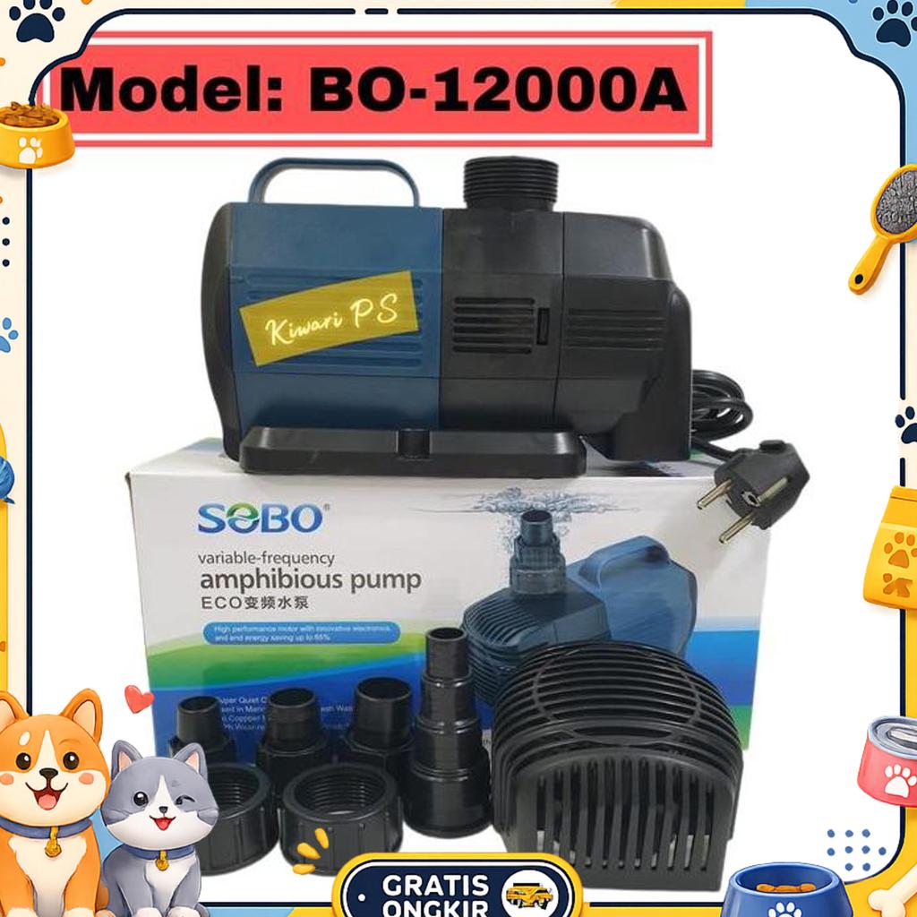 Amara / Sobo Bo 12000A Pompa Air Kolam Low Watt Bo12000A Bo 12000 A