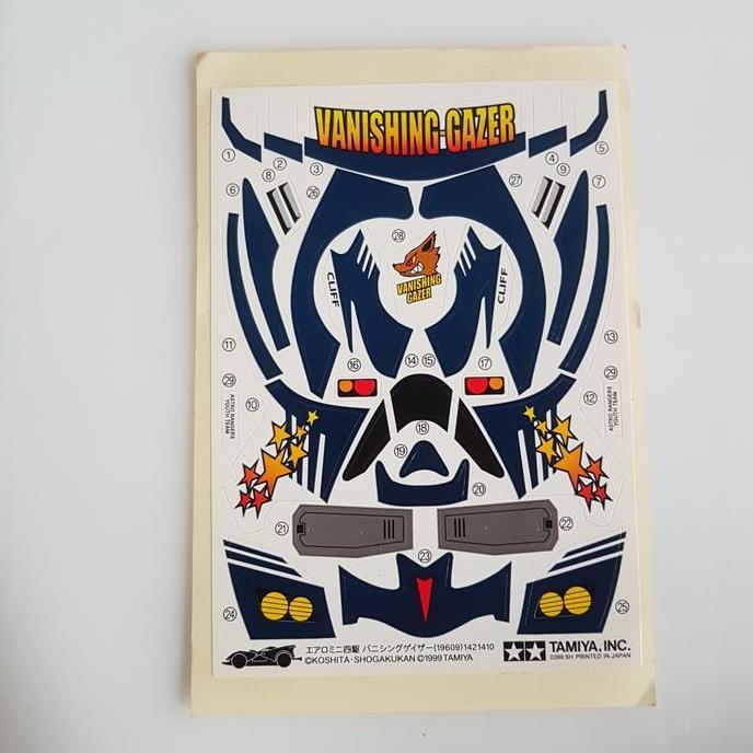 tamiya sticker vanishing gazer