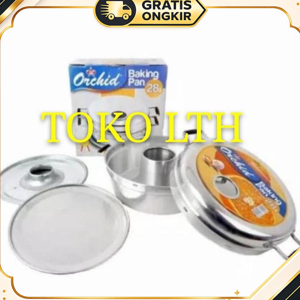 Baking Pan / Panci Pemanggang Kue 28 Cm Orchid