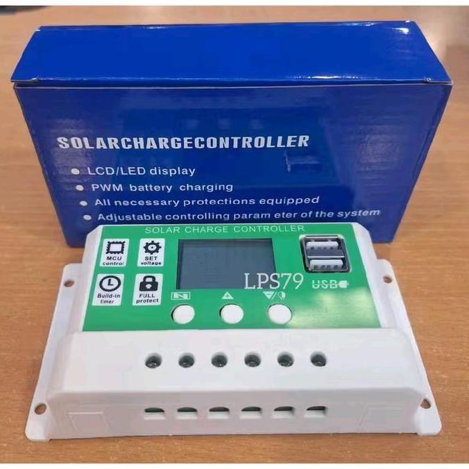 Scc Pwm Solar Charge Controller Lcd 10A 20A 30A