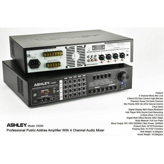 Gler- Power Amplifier Ashley Z5200 Z 5200