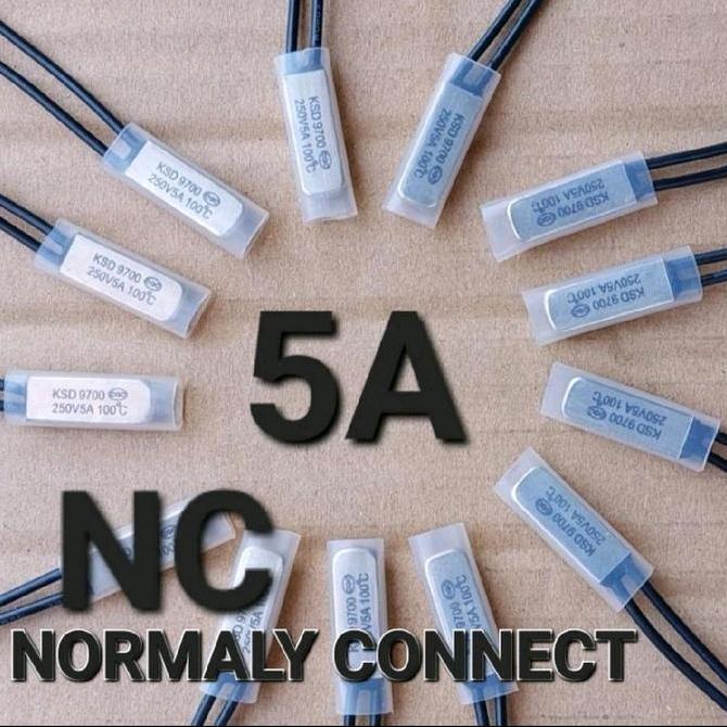 ( 115C 5A Fuse Kotak ) Sekering Sekring Otomatis Auto On Off Segi Thermostat Thermofuse Bimetal Fuse