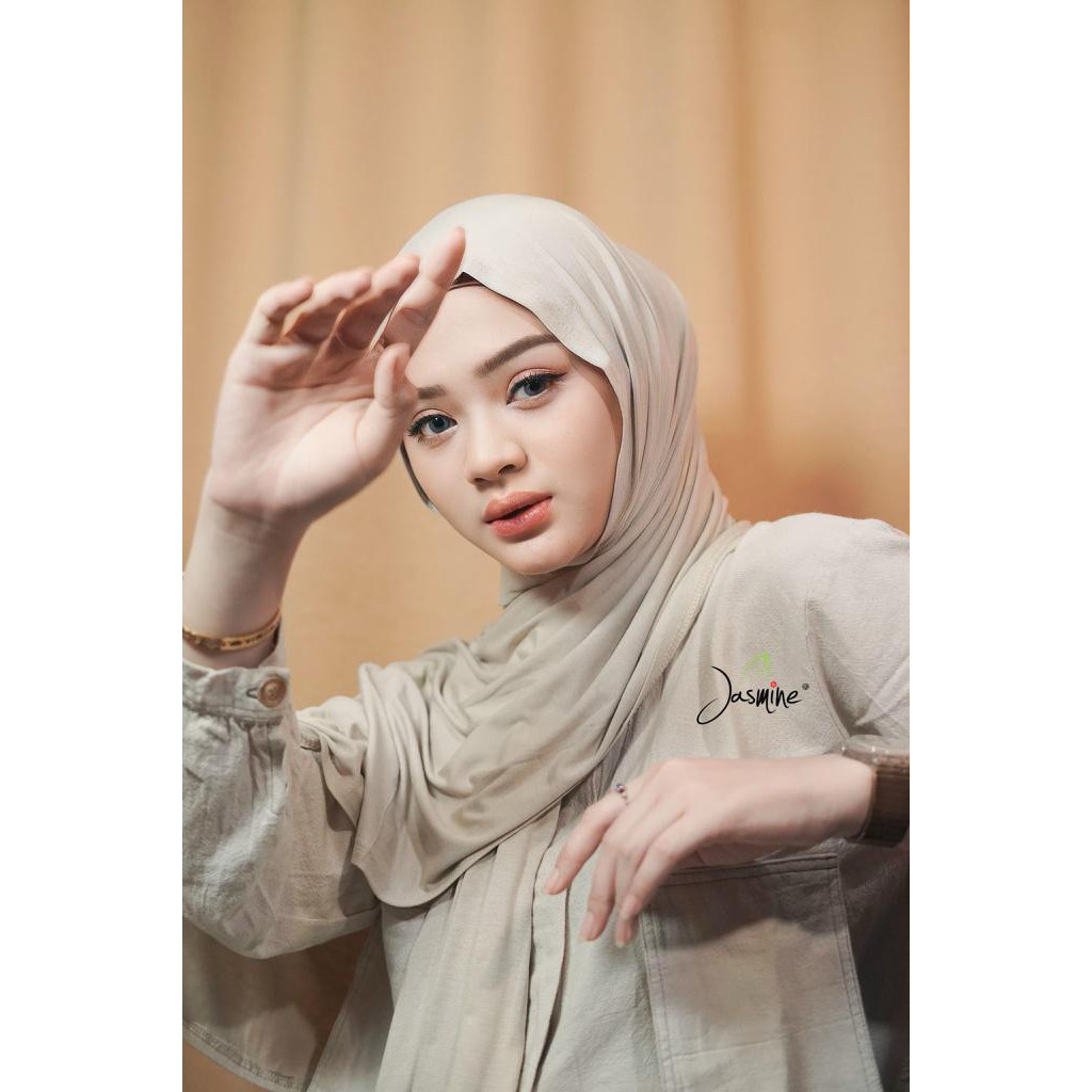 Pashmina Kaos Jasmine | Pashmina Cotton Rayon Jasmine