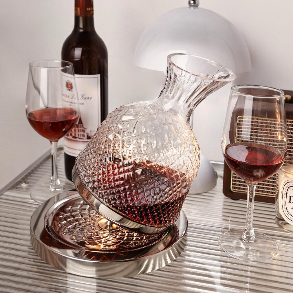 NESTIO Luxury Crystal Glass Wine Decanter 1500ml // Botol Wine Kristal Mewah