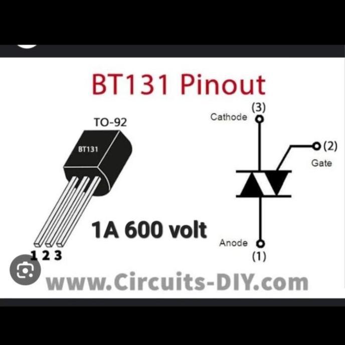 HIMAX BT 131 TRIAC TRIAK 1A 600V BCR1A  X0607 BCR08A 148K BCR08 MAC97 406X