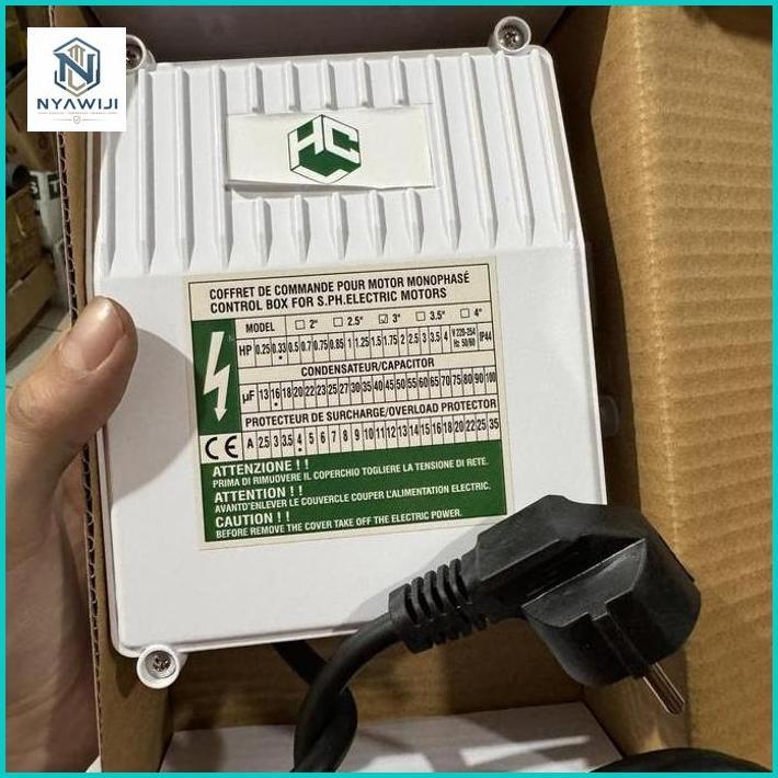 Control Box 1/3 HP 0.33 HP 16 uf overload 4a Submersible HCL 0,33hp