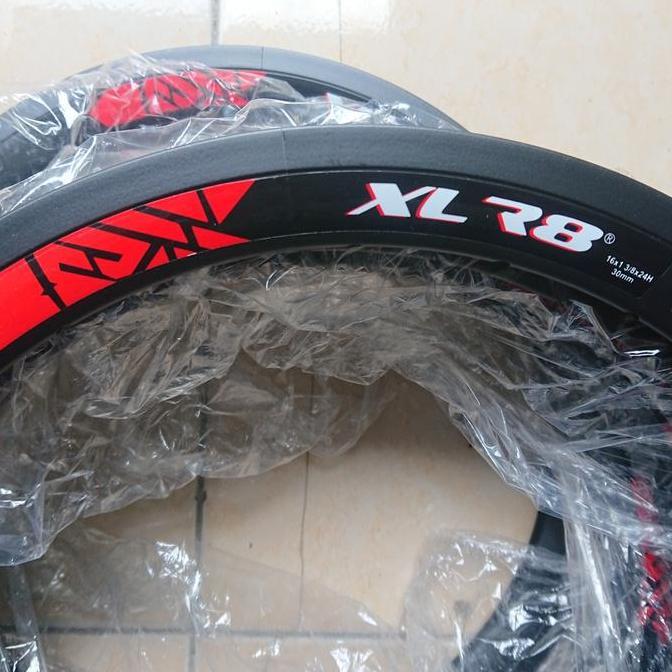 Promo rims velg sepeda ukuran 16 plus 349 xlr8 Diskon