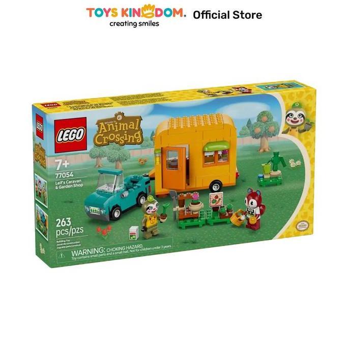 Toys Kingdom LEGO Animal Crossing Leifs Caravan & Garden Shop Set 263 pcs 77054 - Mix Balok Susun Bu