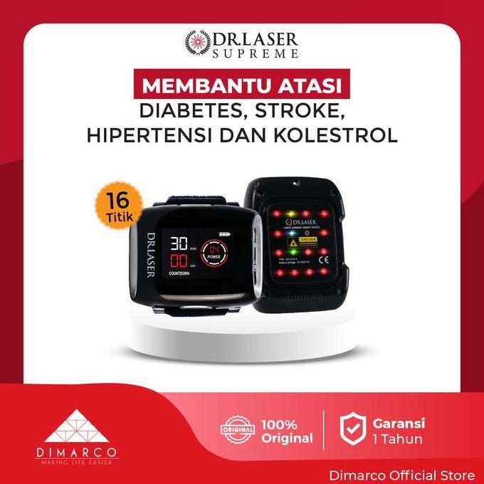 Lada_jayamay - Dr Laser Supreme Terapi Kesehatan Jam Tangan Praktis Multispot