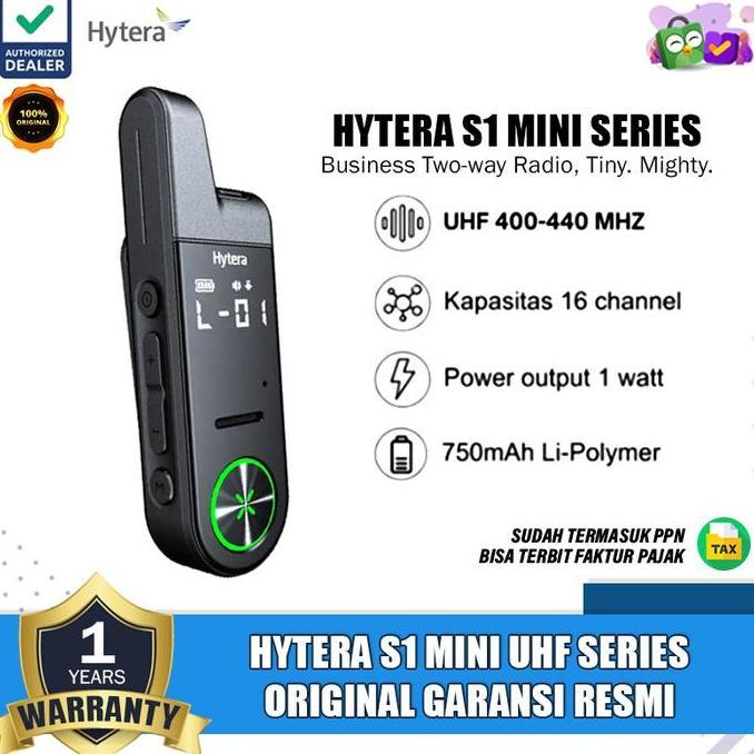 Hytera S1 Mini Series Uhf Hytera S1 Mini Walkie Talkie Hytera S1 mini Uhf 400 Original Garansi Resmi