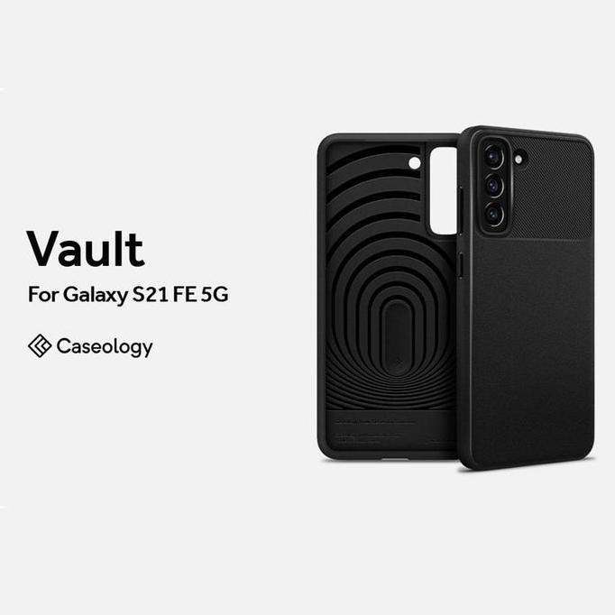 Case for Samsung Galaxy S21 FE Caseology by Spigen Vault Silicone Softcase Casing