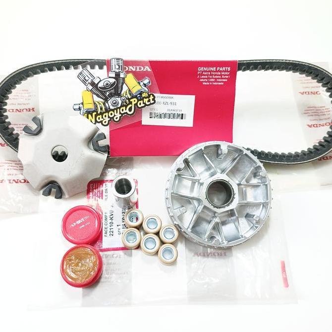 // Vanbelt Beat Fi + Rumah Roller Komplit Kzl Scoopy Fi - Spacy Injeksi - Vario 110 Non Led ( Stater