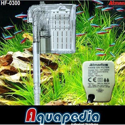Arref - Atman Hf0300 Filter Gantung Aquarium Aquascape Hang On Filter Hf-0300