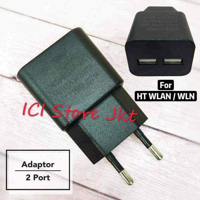 Callme- Charger Ht Wlan 2 Lubang / Adaptor Ht Wlan 2 Lubang
