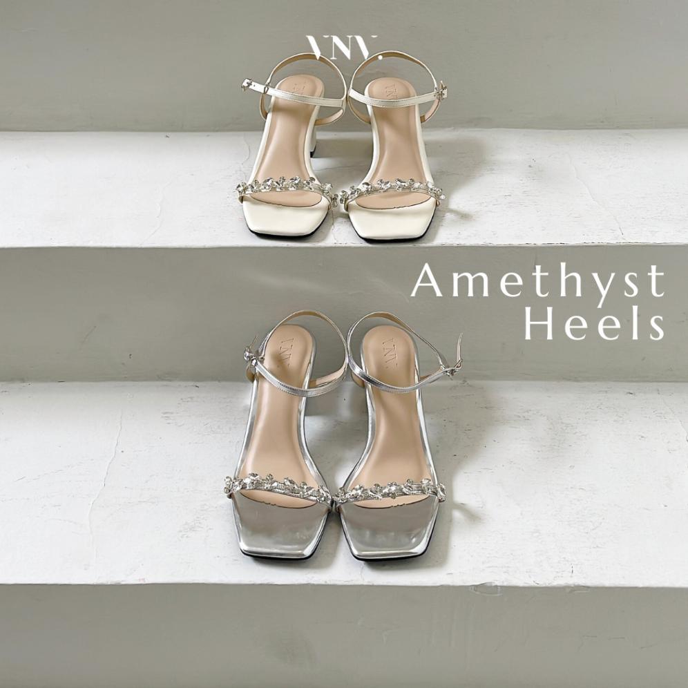 Produk Baru Venivoir Amethyst Block Heels / Wedding Shoes / Heels Kondangan 7Cm