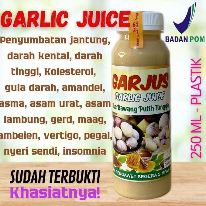 Garlic Juice, Garjus, Jus Bawang Putih Tunggal Untuk Kesehatan