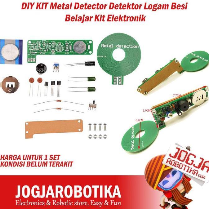 Diy Kit Metal Detector Detektor Logam Besi Belajar Kit Elektronik
