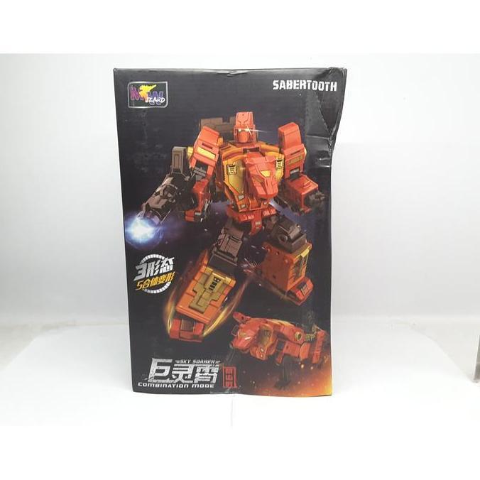 HARGA DISC - Weijiang Transformers Sky Soarer Sabertooth Rampage Predaking NEW MIB