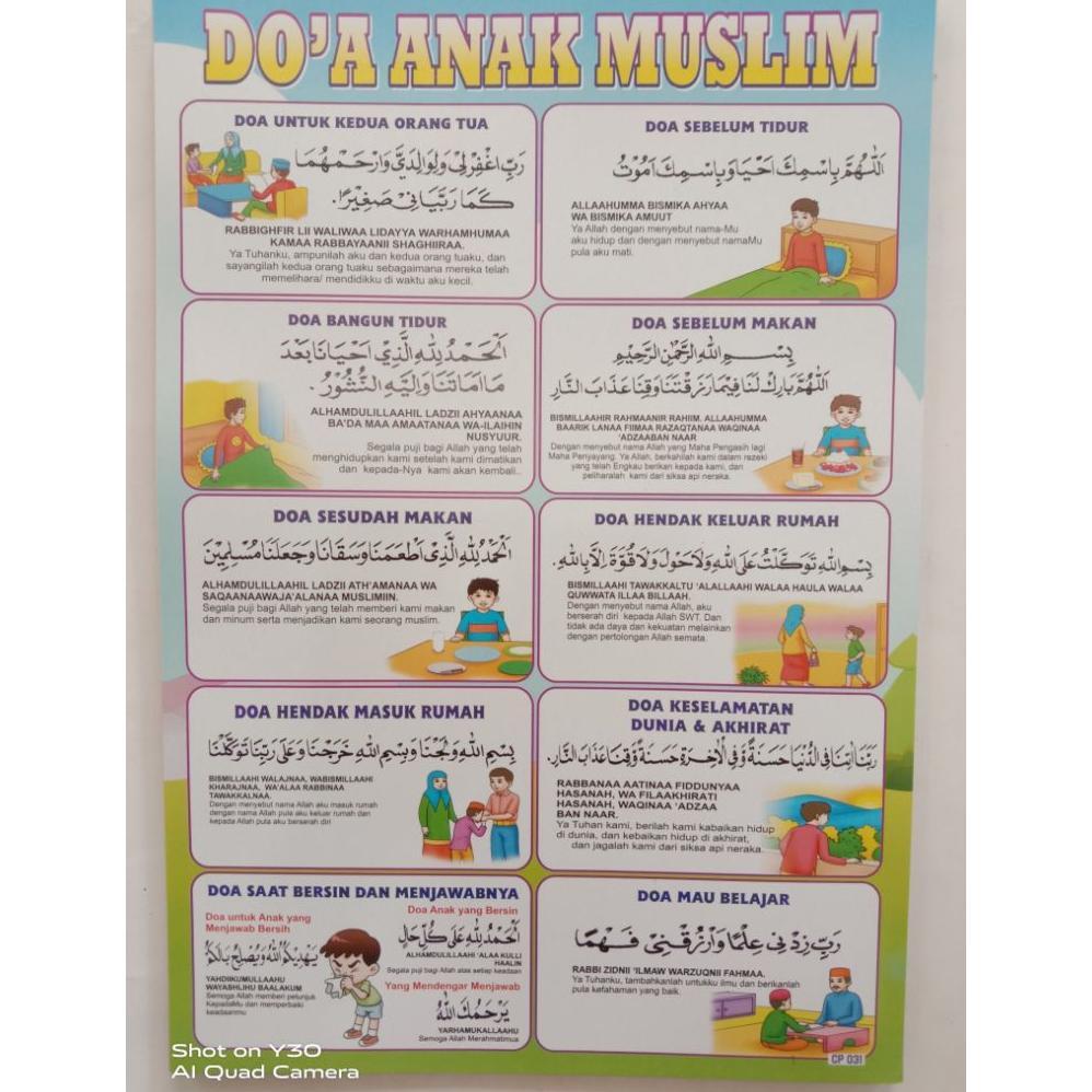 HEMAT Poster Belajar Anak / Belajar Huruf Hijaiyah