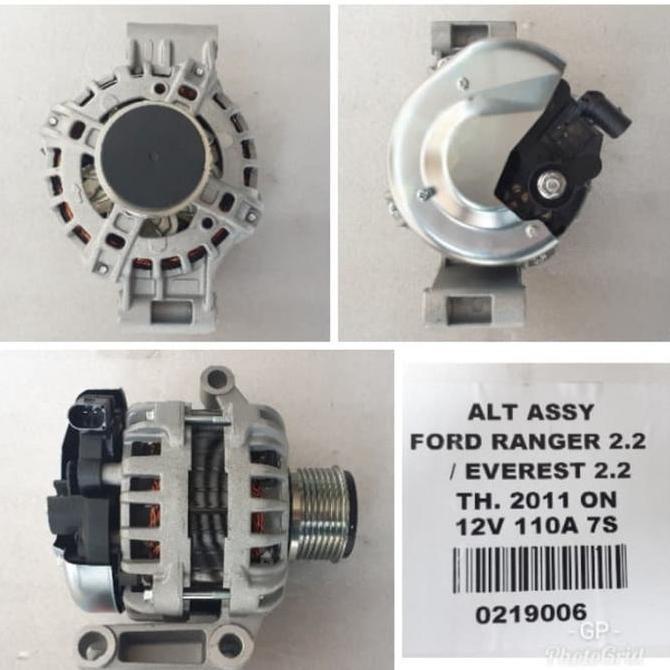 Promo Dinamo Alternator ford ranger 2.2 ford everest 2.2 110A 12V 0219006 Diskon