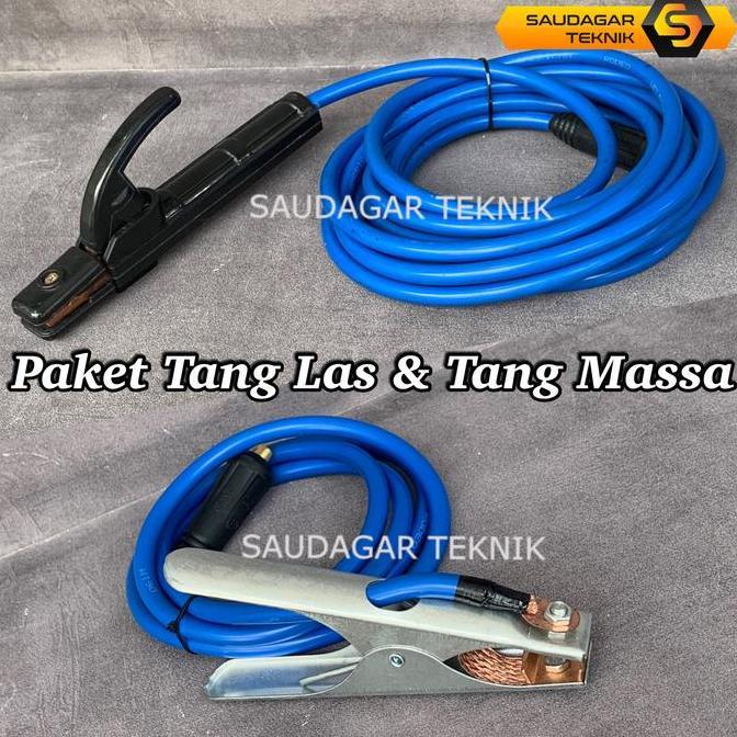Stang Tang Las Tang Massa Set Earth Clamp Electrode Holder Set