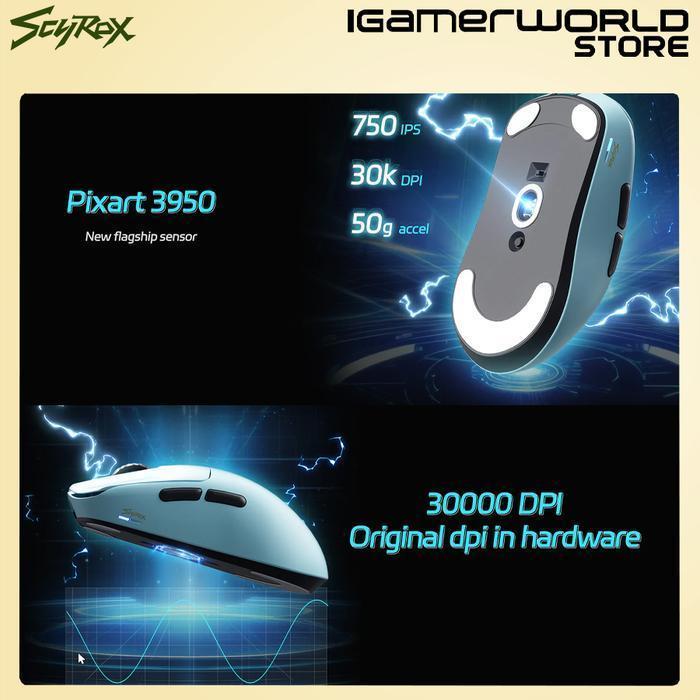 NEW - Scyrox V6 / V-6 Ultra Lightweight 8K Polling Rate 30000 DPI Gaming Mouse