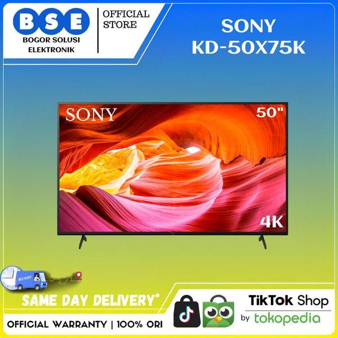 Goodseller- LED TV SONY 50 INCH KD-50X75K 4K GOOGLE TV ANDROID SONY 50X75K 50X75